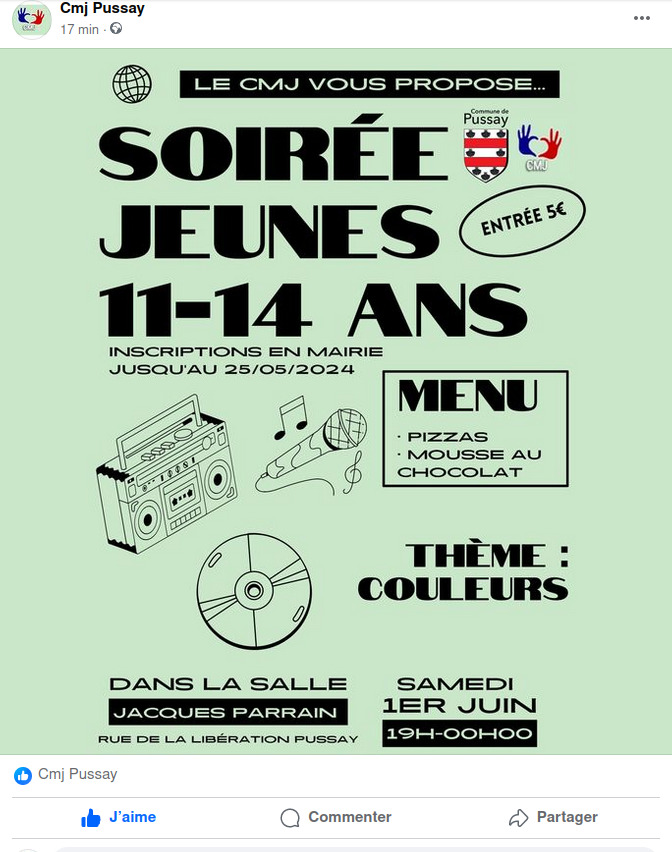 Soirée jeunes