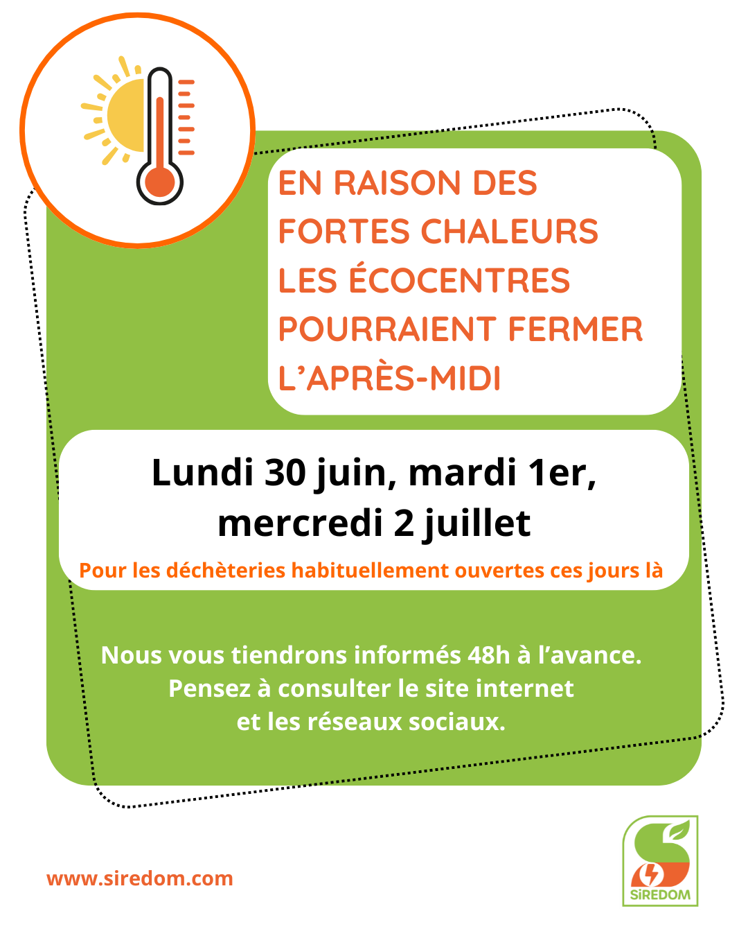 Ecocentres fermeture